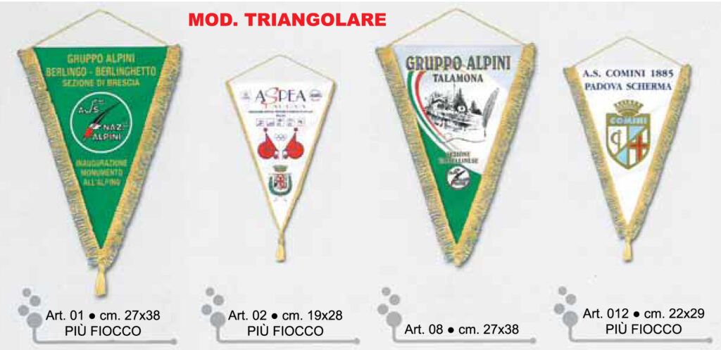 gagliardetto triangolare